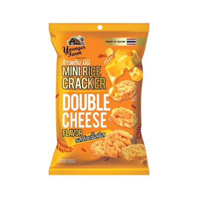 YOUNGER FARM Mini Rice Crackers Double Cheese | Matthew’s Foods Online