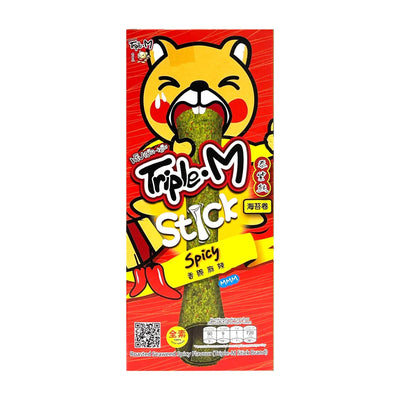 TRIPLE M Roasted Seaweed Stick Spicy 泰紫熊-海苔卷| Matthew's Foods