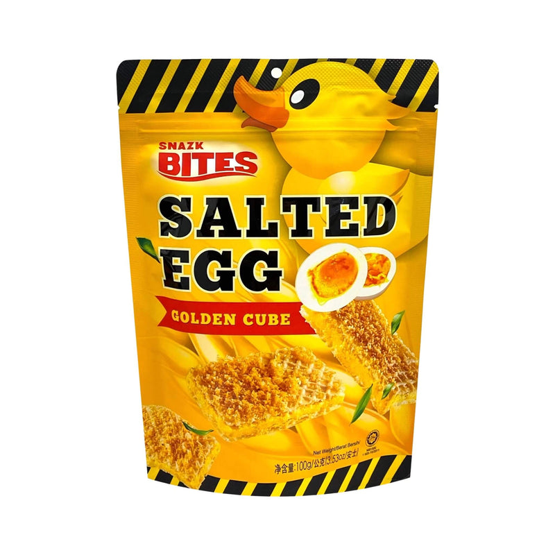 SNAZK BITES Salted Egg Golden Cube | Matthew&