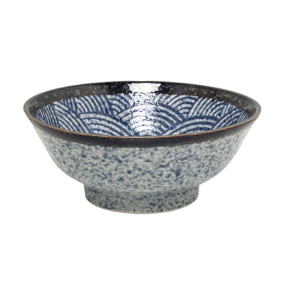 EDO Japanese Wave Pattern Ramen Bowl | Matthew's Foods Online