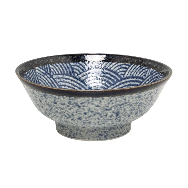 EDO Japanese Wave Pattern Ramen Bowl | Matthew&