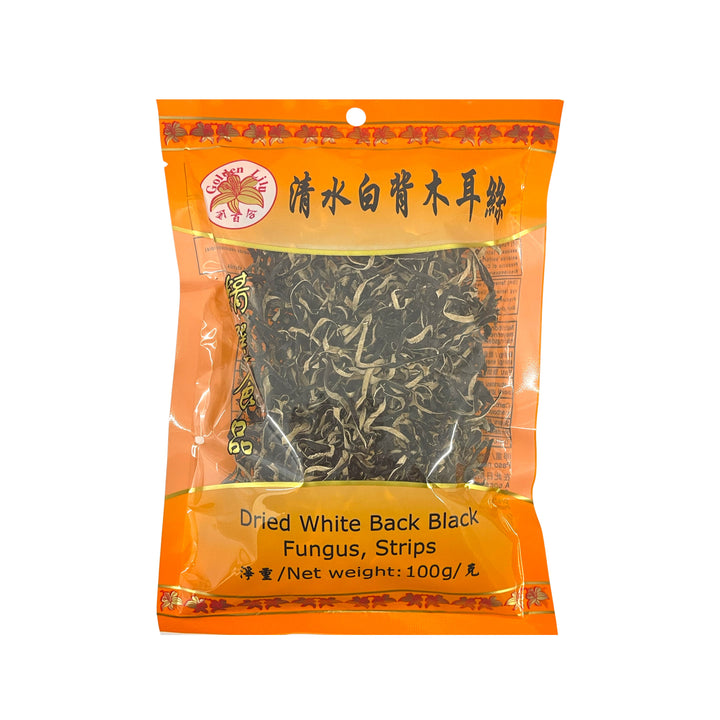 Buy Dried White Back Black Fungus Strips/Wood Ear 金百合-清水白背木耳絲