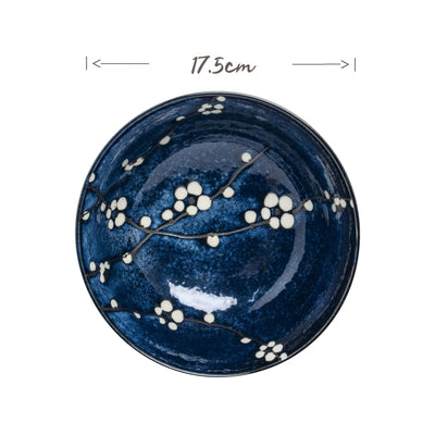 EDO Hana Blue Flat Bowl | Matthew's Foods Online