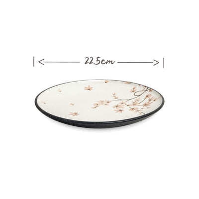 EDO Japanese Maple Leaf Round Plate | Matthew's Foods Online