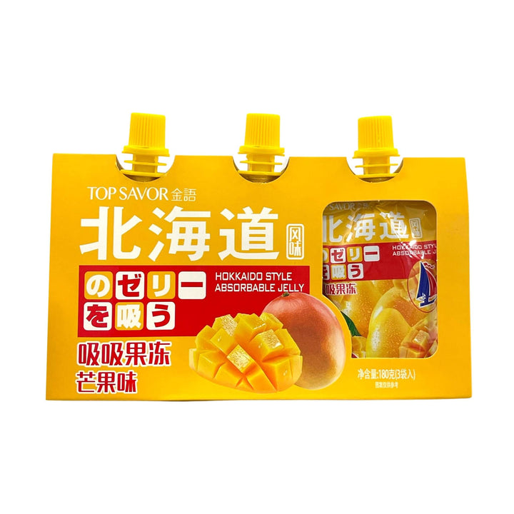 TOP SAVOR Hokkaido Style Absorbable Jelly Mango Flavour 金語-北海道風味吸吸果凍 | Matthew&