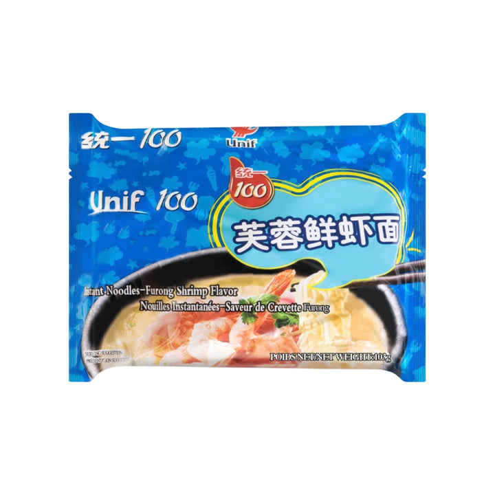 UNIF 100 Furong Shrimp Flavour Instant Noodle 統一芙蓉鮮蝦麵 | Matthew&