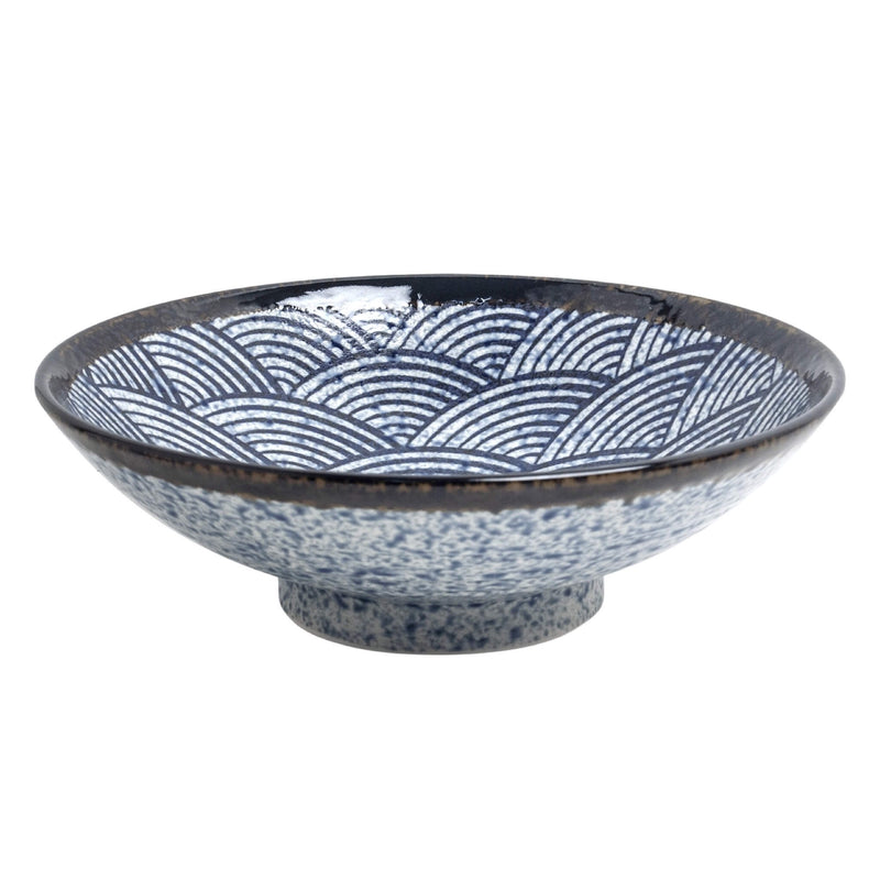 EDO Japanese Wave Pattern Serving Bowl | Matthew&