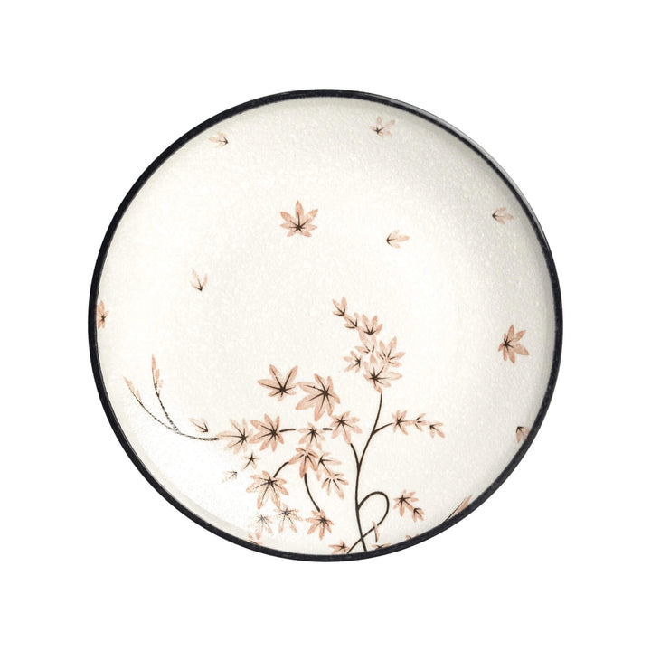 EDO Japanese Maple Leaf Round Plate | Matthew&