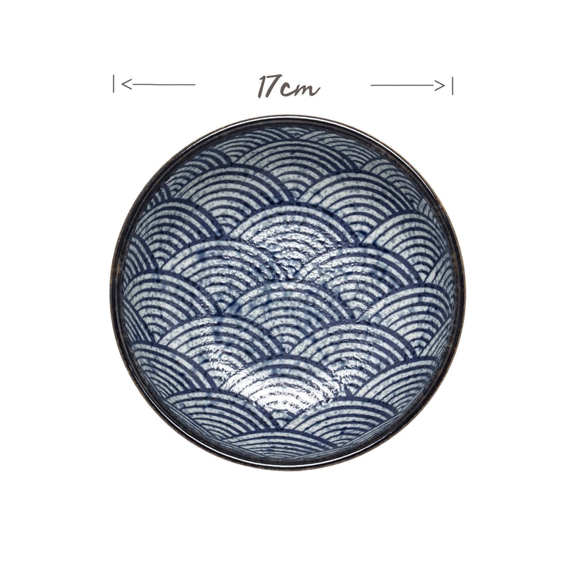 EDO Japanese Wave Pattern Udon Bowl | Matthew&