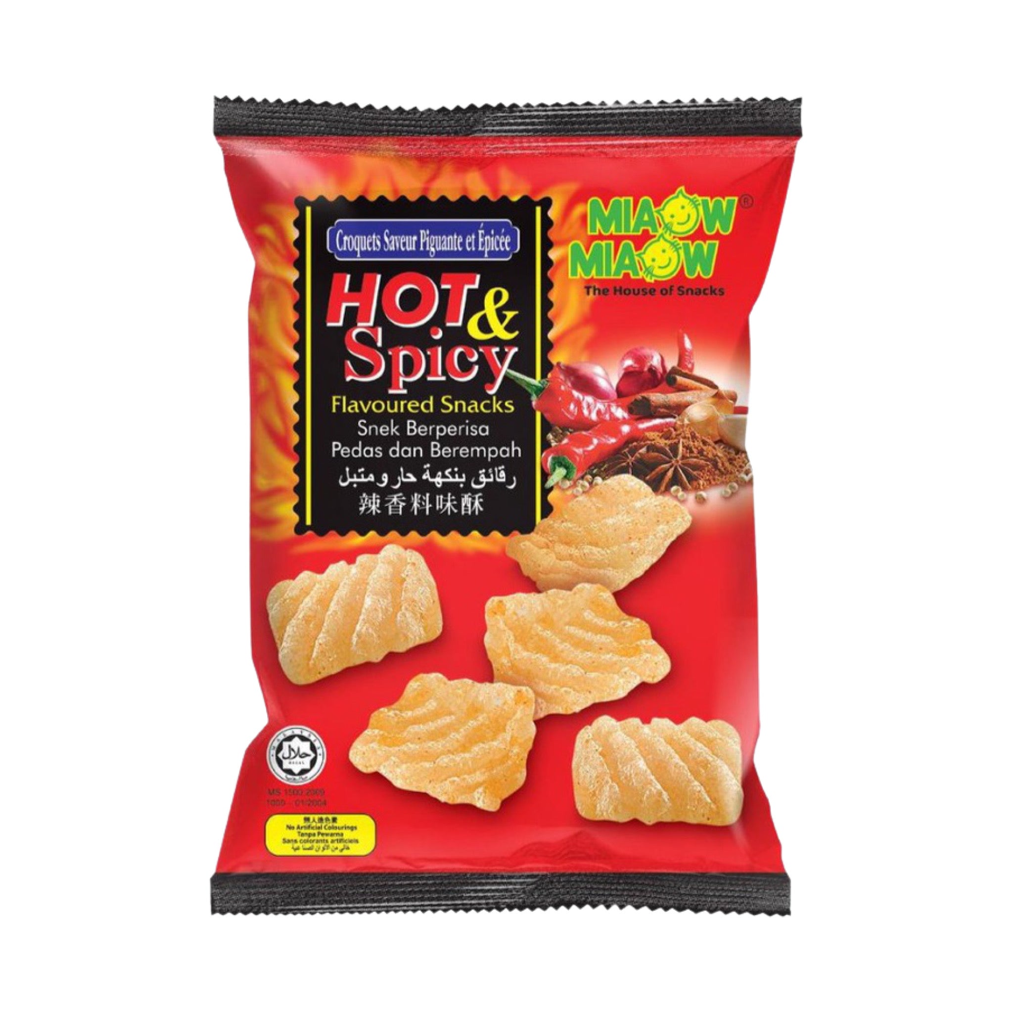 MIAOW MIAOW Hot & Spicy Flavoured Snacks | Matthew's Foods Online