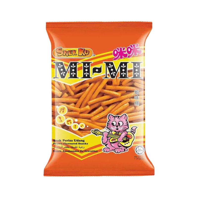 SNEK KU MI-MI Prawn Flavoured Snack 咪咪-蝦味條 | Matthew&